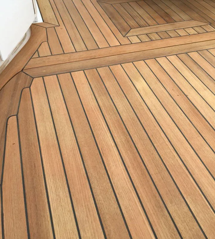 Teak deck döşeme detayı